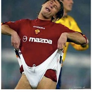 Coach said, "The game is getting edgy" not "give yourself a ...".